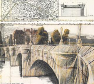 Christo - The Pont Neuf, Wrapped (Project For Paris)