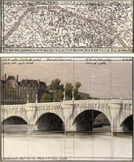 Christo - The Pont Neuf Wrapped (Project for Paris)