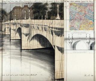 Christo - The Pont Neuf, Wrapped (Project for Paris)