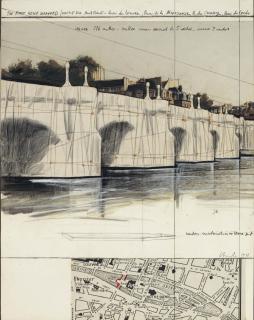 Christo - The Pont Neuf Wrapped (Project for Pont Neuf)