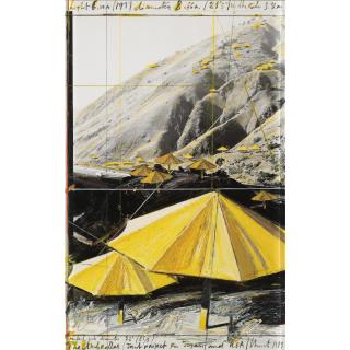 Christo - The Umbrellas, Joint Project For Japan And Usa