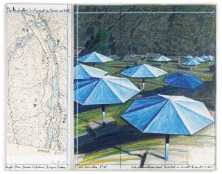 Christo - The Umbrellas (Joint Project For Japan And Usa)