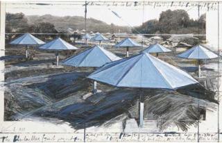 Christo - The Umbrellas, Joint Project for Japan and USA