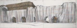 Christo - The Wall (Project For A Wrapped Roman Wall)
