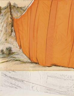 Christo - Valley Curtain (Project For Colorado) Grand Hogback