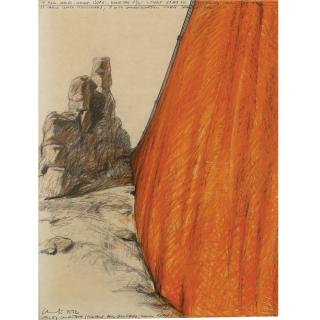 Christo - Valley Curtain (Project For Colorado, Near Rifle)