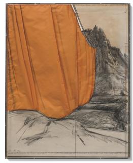 Christo - Valley Curtain (project for Colorado)