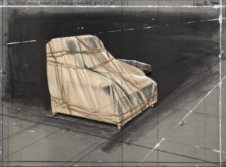 Christo - Wrapped Armchair, project