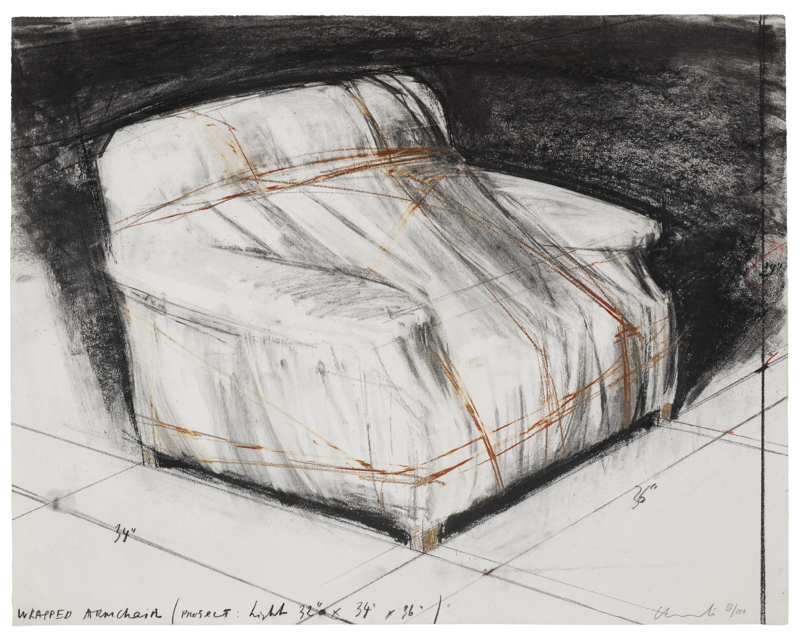 Christo - Wrapped Armchair, Project
