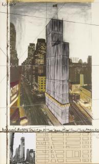 Christo - Wrapped Building, Project For 1 Times Square, Allied Chemical Tower, New York (Sch. 154)
