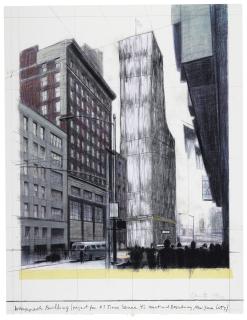 Christo - Wrapped Building, Project for #1 Times Square
