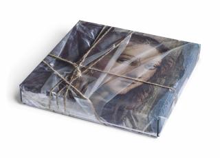 Christo - Wrapped DVD Case (Detail from Raphael’s The School of Athens, Fornarina/Margarita Luti)