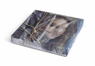 Christo - Wrapped DVD Case (Detail from Raphael’s The School of Athens, Fornarina/Margarita Luti)