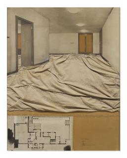 Christo - Wrapped Floor (Project for Museum Haus Lange - Krefeld - Wilhelmshof Alee)