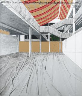 Christo - Wrapped Floors And Covered Windows (Project For Museum Würth, Künzelsau, Germany)