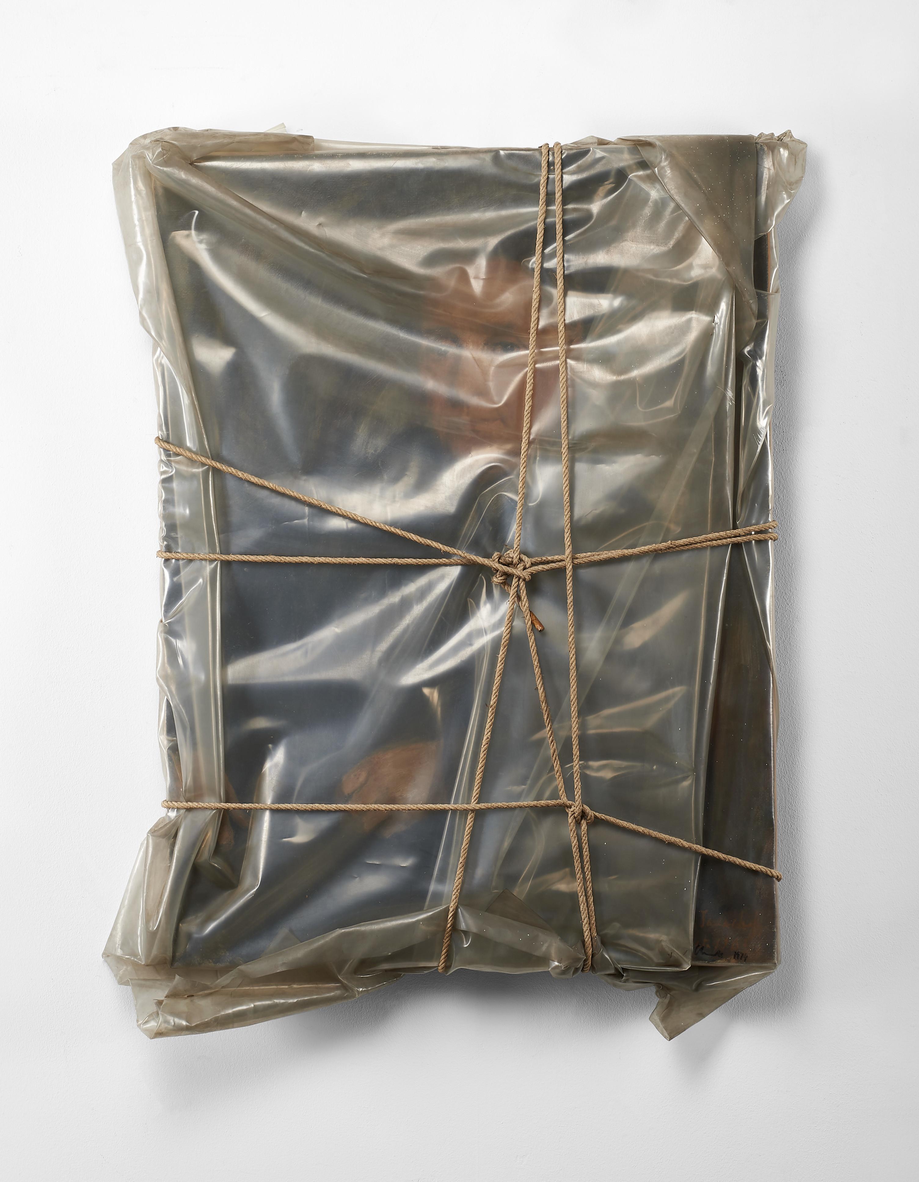 Christo - Wrapped portrait of Guido Le Noci