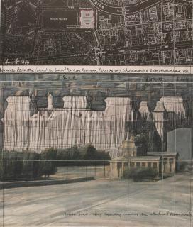 Christo - Wrapped Reichstag, Project for Berlin.