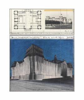 Christo - Wrapped Reichstag (Project for Berlin)