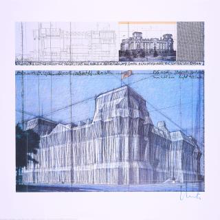 Christo - Wrapped Reichstag. Project for Berlin.