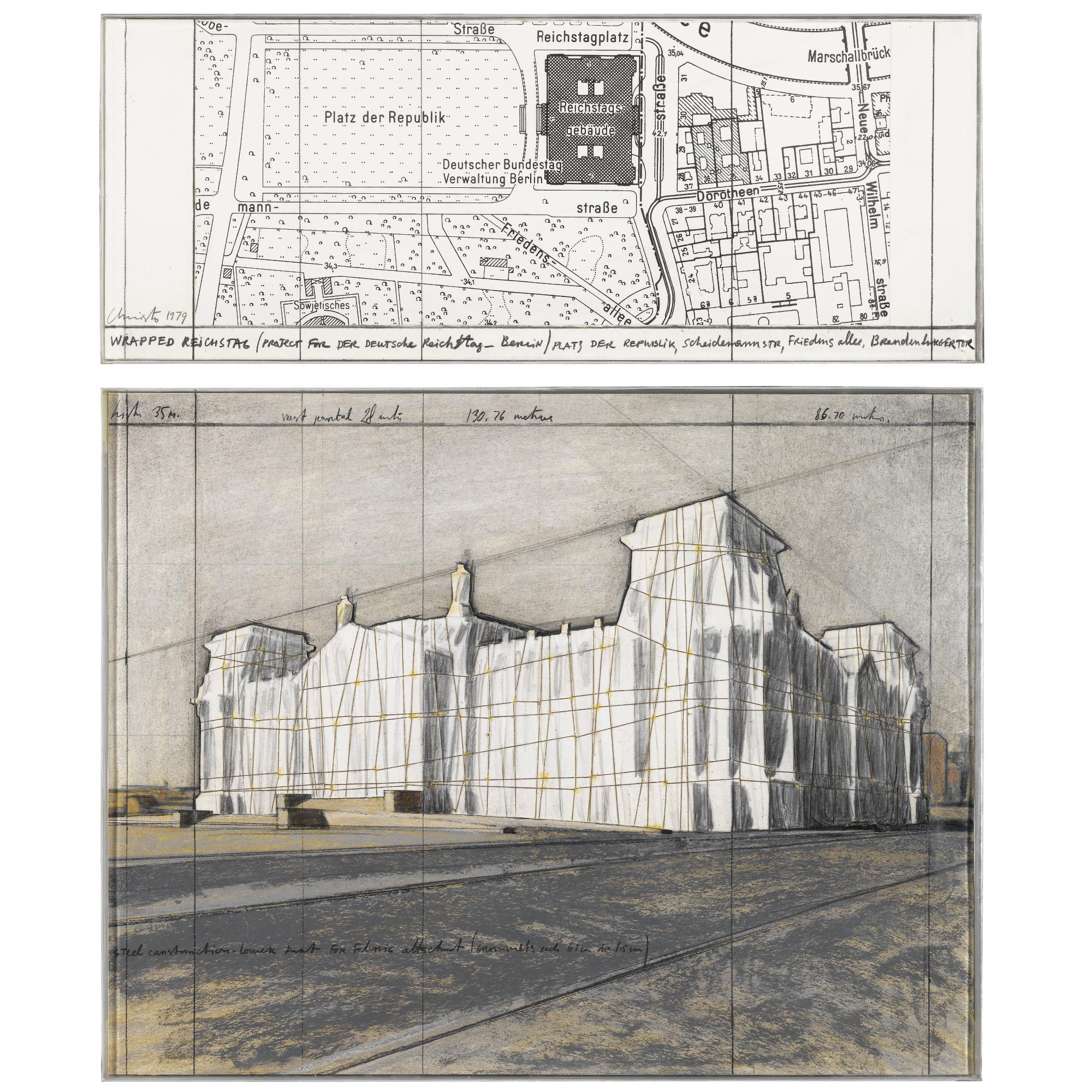 Christo - Wrapped Reichstag (Project For Der Deutsche Reichstag - Berlin)