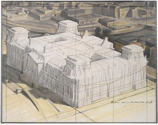 Christo - Wrapped Reichstag (Project For Der Deutsche Reichstag, Berlin)