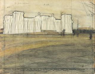 Christo - Wrapped Reichstag (Project for Der Deutsche Reichstag, West Berlin)