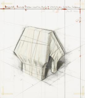 Christo - Wrapped Snoopy House-Project for the Charles M. Schulz Museum