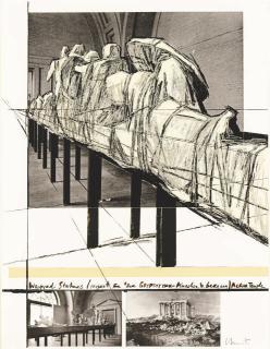 Christo - Wrapped Statues, Project for Die Glyptothek, München (S. & B. 135)