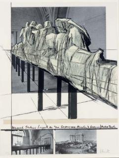 Christo - Wrapped Statues, Project for Die Glyptothek, München (Schellmann 135)