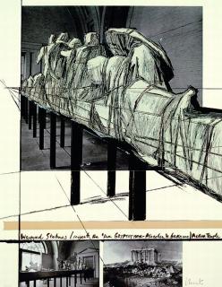 Christo - Wrapped Statues (Project for \