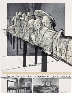 Christo - Wrapped Statues, Project For Die Glyptothek, München