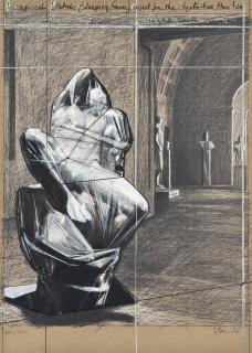 Christo - Wrapped Statues (Sleeping Faun)