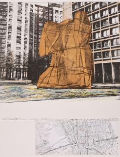 Christo - Wrapped Sylvette (Aus: Hommage à Picasso).