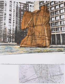 Christo - Wrapped Sylvette (Aus: Hommage à Picasso).