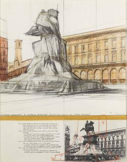 Christo - Wrapped Sylvette, Project for Washington Square Village, New York
