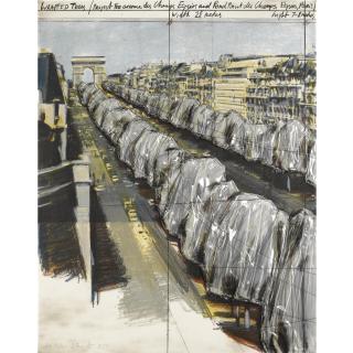 Christo - Wrapped Trees, Project For The Avenue Des Champs-Elysee, Paris (S. 133)