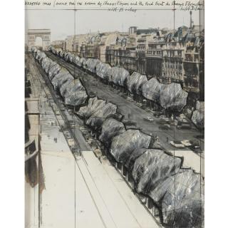 Christo - Wrapped Trees (Project For The Champs-Elysées And The Rond Point Du Champs-Elysées Paris)