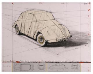 Christo - Wrapped Volkswagen (Project For 1961 Volkswagen Beetle Saloon)