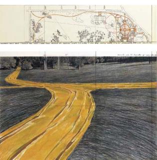 Christo - Wrapped Walk Ways (Project For Jacob L. Loose Park, Kansas City Missouri)