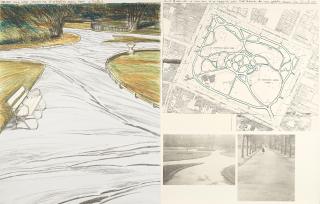 Christo - Wrapped Walk Ways (Project For St. Stephen\'s Green Park In Dublin)