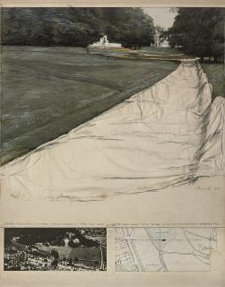 Christo - Wrapped Walk Ways (Two Parks Project), Project for Sonsbeek, Arnheim, Holland