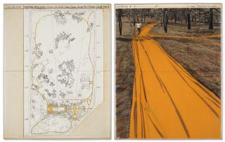 Christo - Wrapped Walkways, Project for Jacob L. Loose Park, Kansas City, Missouri