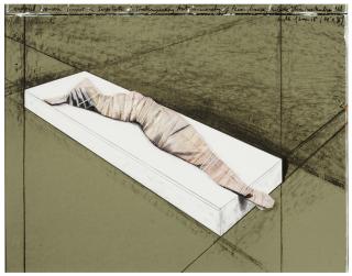 Christo - Wrapped Woman, Project for the Institute of Contemporary Art, Philadelphia