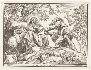 Christoffel Jegher - Die Versuchung Christi durch den Teufel