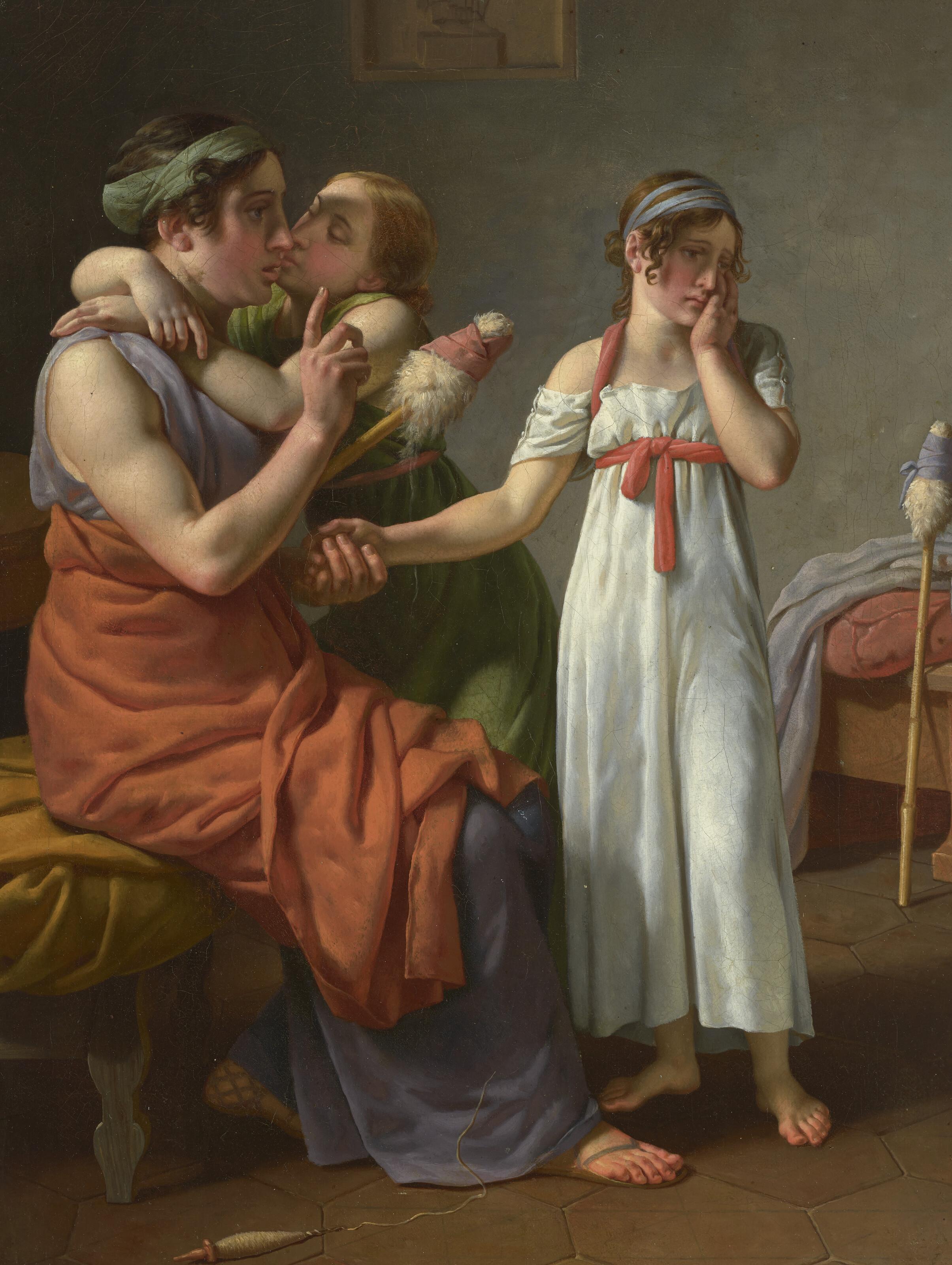 Christoffer Wilhelm Eckersberg - Den goden Moder (The Good Mother)