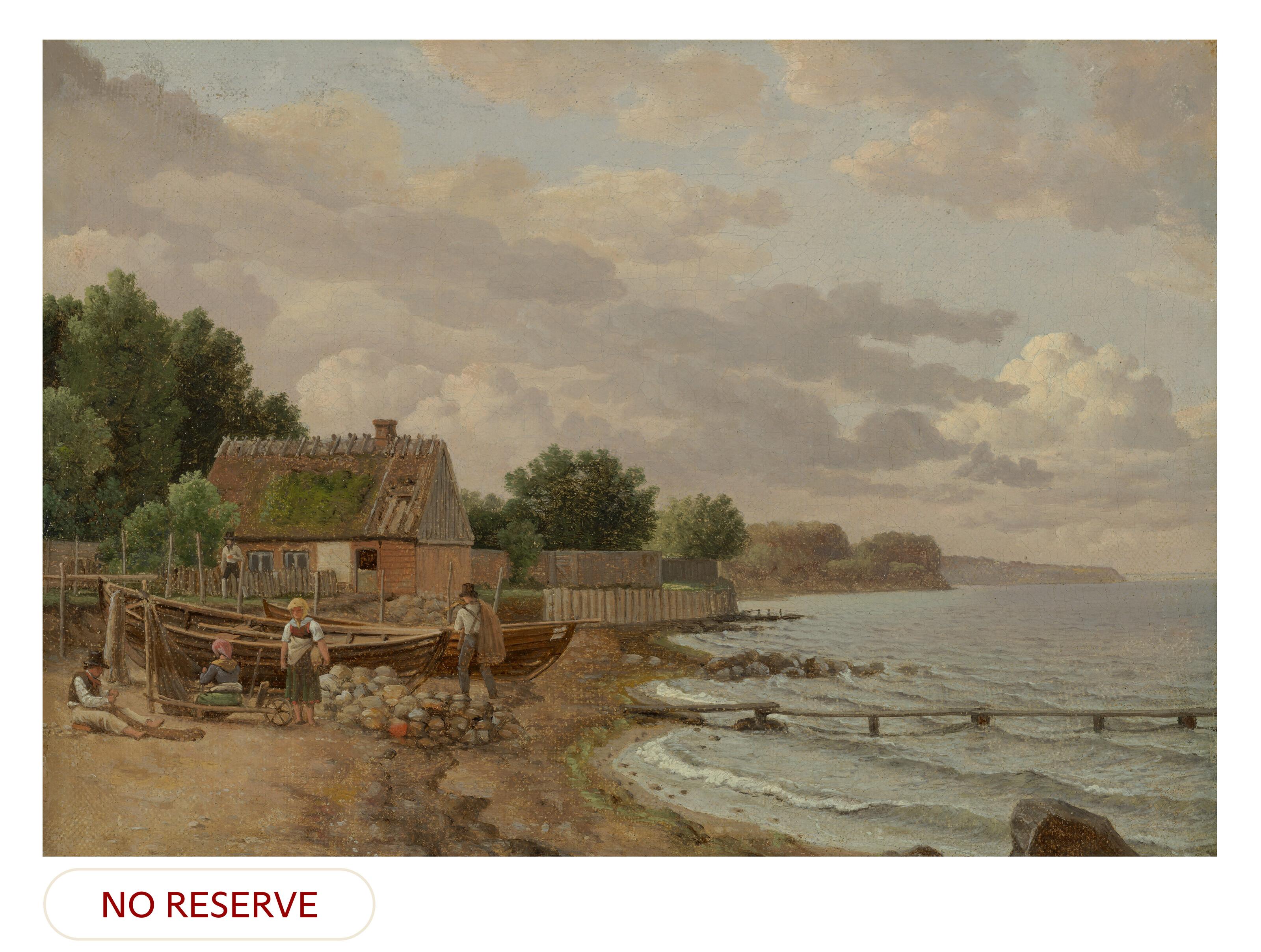 Christoffer Wilhelm Eckersberg - View from Taarbaeck (Parti fra Taarbaeck)