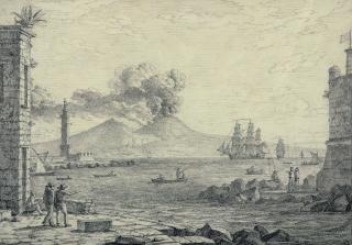 Christoph Heinrich Kniep - Ansicht des Hafens von Neapel.