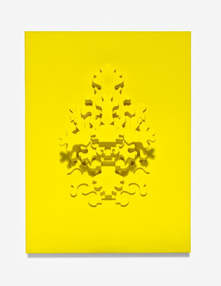 Christoph Steinmeyer - Ohne Titel (gelbes Relief)