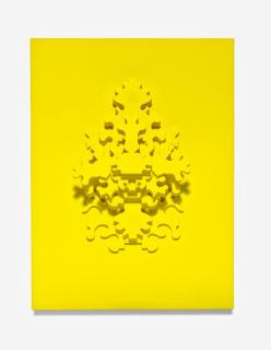 Christoph Steinmeyer - Ohne Titel (gelbes Relief)