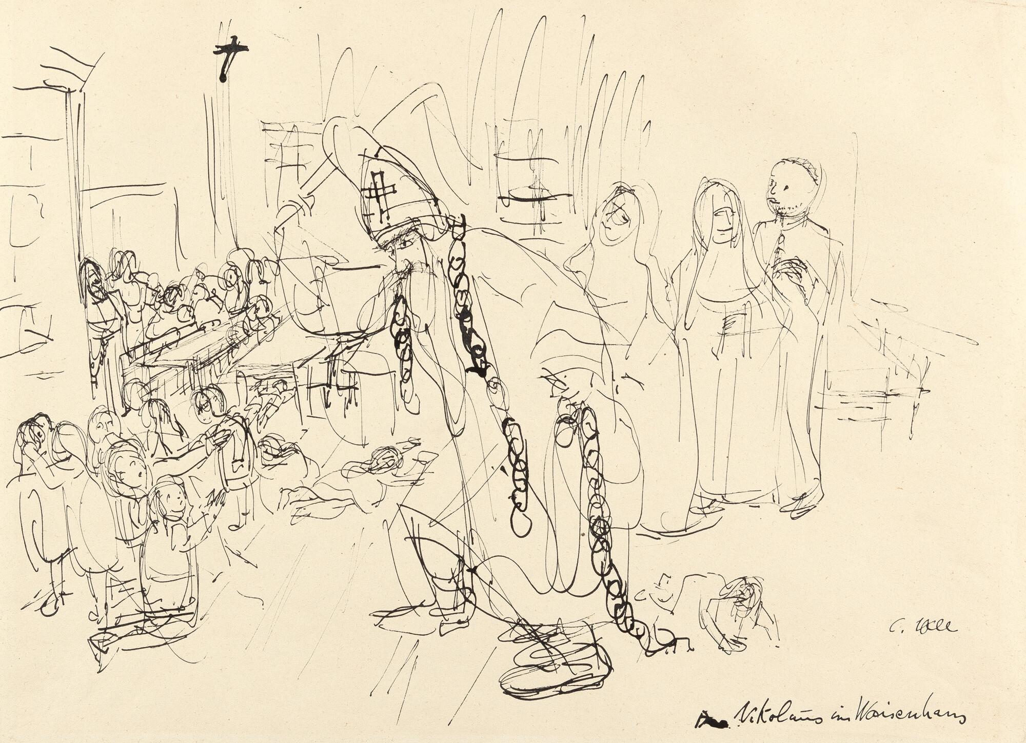 Christoph Voll - „Nikolaus im Waisenhaus“